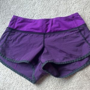 Lululemon purple/black checkered